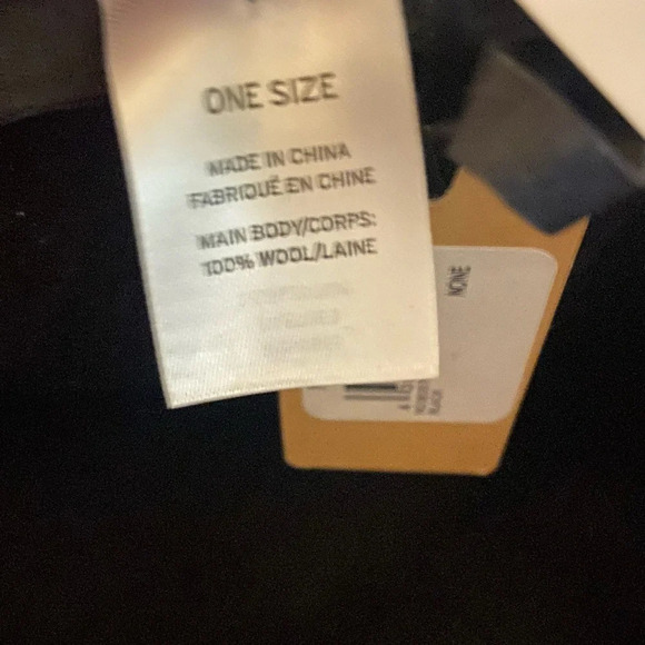 New Halogen black wool Floppy hat Adjustable fit - Picture 6 of 7